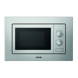 Gorenje BM171E2XG Manuel d'utilisation | AI Chat & PDF Download | Fixfr