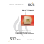 EOS EMOTEC B6000 Manuel utilisateur