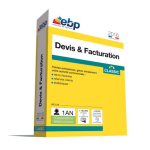 EBP Devis &amp; Facturation Classic 2016 Manuel utilisateur