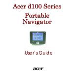 Acer D100 Manuel utilisateur
