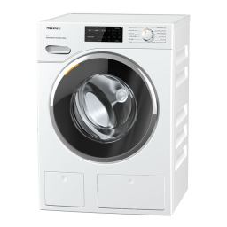 Miele WWG 660 WCS TDos & 9kg Lave-linge à chargement frontal W1 Manuel utilisateur | Fixfr