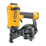 DeWalt D51321 Nailer Manuel utilisateur