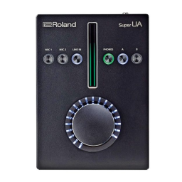 Roland Super UA USB Audio Interface Manuel du propriétaire | Fixfr