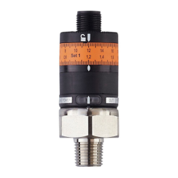 IFM PK5722 Pressure switch Mode d'emploi | Fixfr