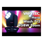 Varytec Hero Wash 712 Z RGBW Zoom Une information important