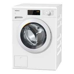 Miele WCD020 WCS 8kg Lave-linge à chargement frontal W1 Manuel utilisateur | Fixfr