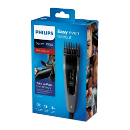 Philips HC3525/15 Hairclipper series 3000 Tondeuse à cheveux Manuel utilisateur | Fixfr