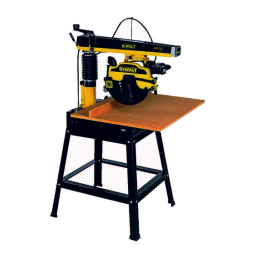 DeWalt DW720K Radial arm saw Manuel utilisateur | Fixfr