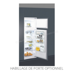 Whirlpool ART 3641 Fridge/freezer combination Manuel utilisateur | Fixfr