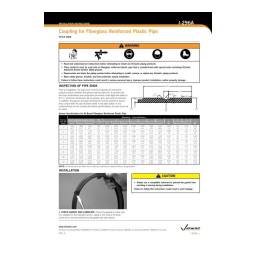 Victaulic Style 296A FRP/GRP PipeCoupling Installation manuel | Fixfr