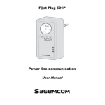 SAGEMCOM F@st Plug 501 P Duo Mode d'emploi