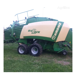 Krone BigPack 12130 XC Mode d'emploi | Fixfr