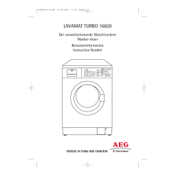 Aeg-Electrolux L16820 Manuel utilisateur | Fixfr