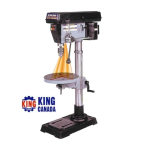 King Canada KC-116N 13&quot; BENCH DRILL PRESS WITH DUAL LASER GUIDE SYSTEM Manuel utilisateur