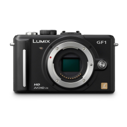 Panasonic DMC GF1 Mode d'emploi | Fixfr