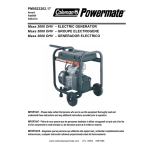 Powermate PC0523202.17 Manuel utilisateur