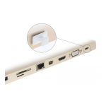 DeLOCK 64097 Dust Cover for USB Type-C&trade; female Fiche technique