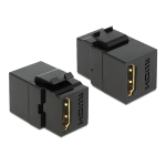 DeLOCK 86366 Keystone Module HDMI female &gt; HDMI female black Fiche technique