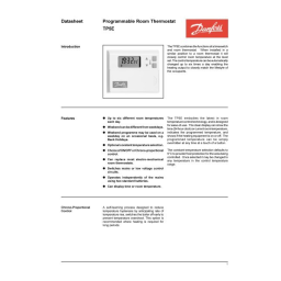 Danfoss TP5E Manuel du propriétaire | Fixfr