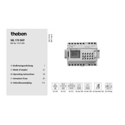 Theben SEL 173 DCF : Mode d'emploi + Chat IA | Fixfr