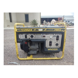 Wacker Neuson G5.6A Portable Generator Manuel utilisateur | Fixfr