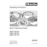 Miele ESW 761-25 Manuel utilisateur