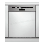 Whirlpool ADG 8240 IX Dishwasher Manuel utilisateur