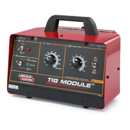 Lincoln Electric TIG Module - 11010 Manuel utilisateur | Fixfr