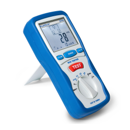 PeakTech P 2710 Digital RCD tester Manuel du propriétaire | Fixfr