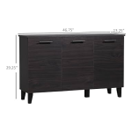 HOMCOM 835-689V00DW Kitchen Sideboard Mode d'emploi