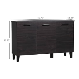 HOMCOM 835-689V00DW Kitchen Sideboard Mode d'emploi | Fixfr