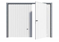Porte de garage basculante Avila blanche - L.240 x h.200 cm