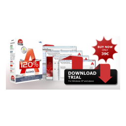 ALCOHOL 120% Manuel utilisateur | Fixfr