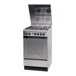 Indesit MVI5G11(X)/RU Cooker Manuel utilisateur