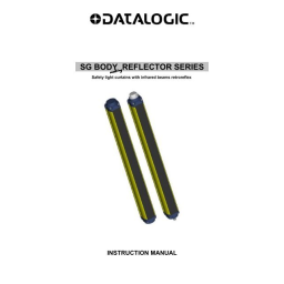 Datalogic SG BODY REFLECTOR BASE / MUTING Light Curtain Manuel du propriétaire | Fixfr