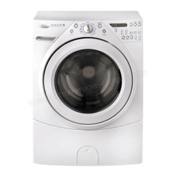 Whirlpool AWM 1008 Washing machine Manuel utilisateur | Fixfr