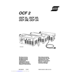 ESAB OCF 2 Manuel utilisateur