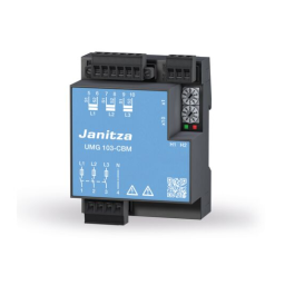 Janitza UMG 103 | Manuel IA et Téléchargement PDF | Fixfr