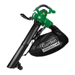 GARDENFEELINGS GFLS 3002 Electric Leaf Vacuum Mode d'emploi | Fixfr