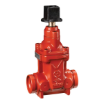 Victaulic Series 871 Gate Valve Guide d'installation