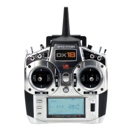 DX18T 18-Channel Transmitter Only Mode 1-4