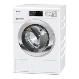 Miele WEG665 WCS TDos&9kg Lave-linge à chargement frontal W1 Manuel utilisateur | Fixfr