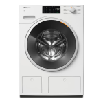 Miele WWD660 WCS TDos &amp; 8kg Lave-linge &agrave; chargement frontal W1 Manuel utilisateur