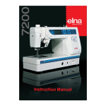 ELNA 7200 Manuel utilisateur