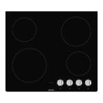 Gorenje EC641BSC Table de cuisson vitroc&eacute;ramique Manuel utilisateur