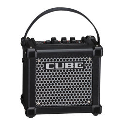 Roland MICRO CUBE Manuel utilisateur | Fixfr
