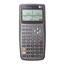 HP 40gs Graphing Calculator Manuel utilisateur | Fixfr