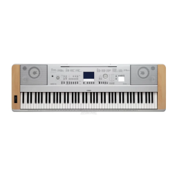 Yamaha DGX-640 Mode d'emploi | AI Chat & PDF  | Fixfr