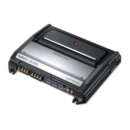 Kenwood KAC-8103D Manuel utilisateur | Fixfr