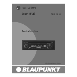 Blaupunkt ESSEN MP36 Manuel du propriétaire | Fixfr